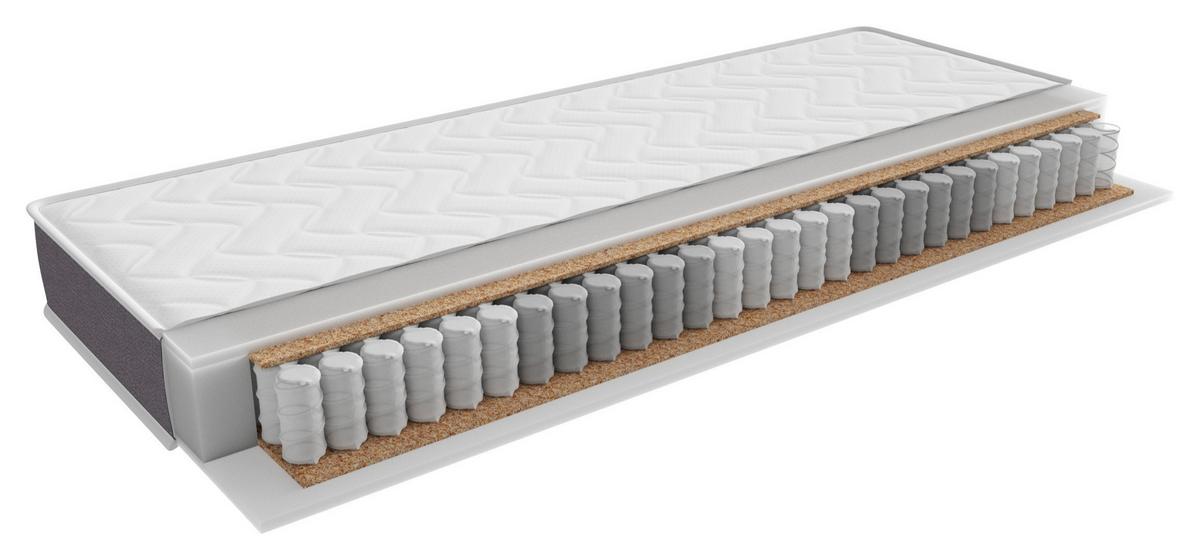 Madrac S Džep. Opruž. Jezgrom Premium Nature Coconut Plus - bijela, tekstil (90/200cm) - Premium Living