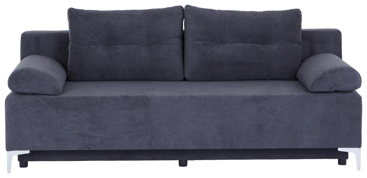 Trosjed Na Razvlačenje Paris - siva/srebrne boje, Moderno, tekstil/metal (200/98/90cm)