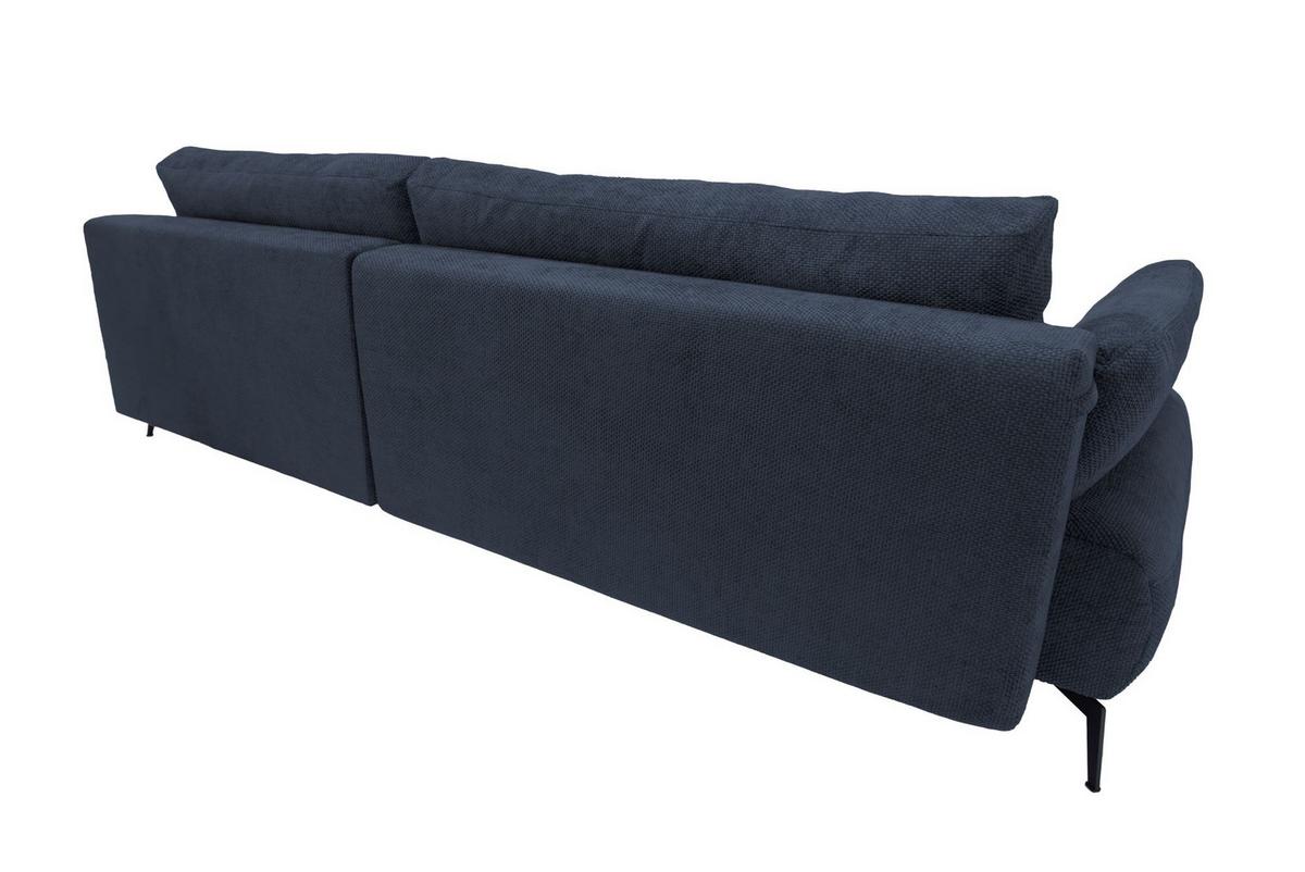 Kutna Garnitura Madison - plava/crna, Moderno, drvni materijal/drvo (284/92/186cm) - Modern Living