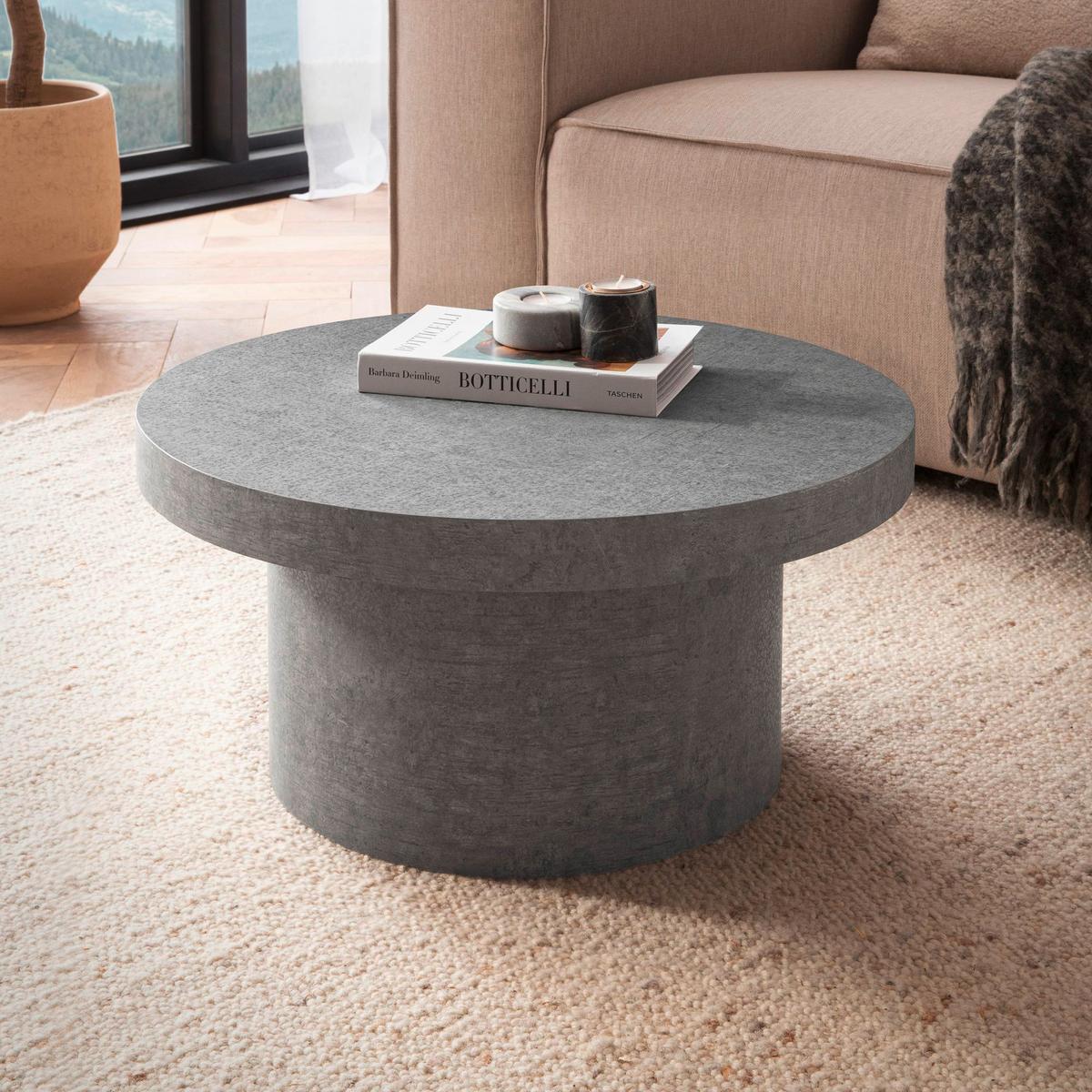 COUCHTISCH WL6.927 - Grau, Design, Holzwerkstoff (60/60/30cm) - Livetastic