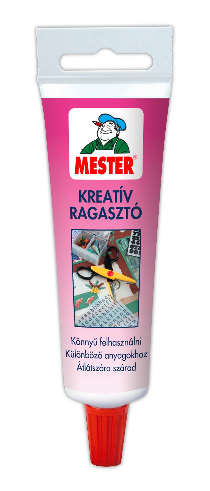 Ragasztó Mester Kreatív - átlátszó, műanyag (60ml)