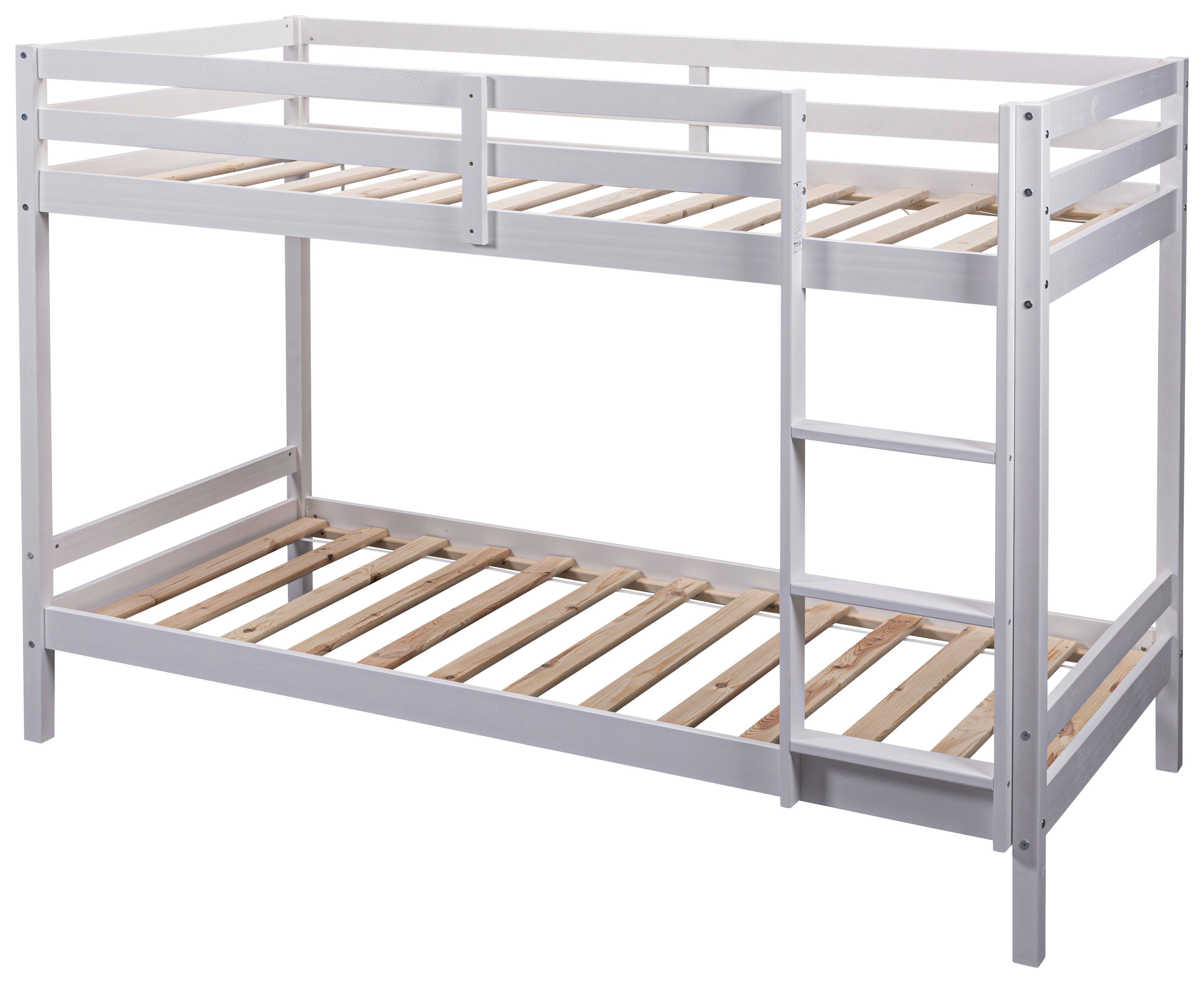 Etagenbett Sweet Dream ca. 90x200 cm Weiß - Weiß, MODERN, Holz (90/200cm) - MID.YOU