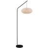 Stoječa Svetilka Modern - črna/bela, Moderno, kovina/tekstil (63.5/40/180cm) - Mömax