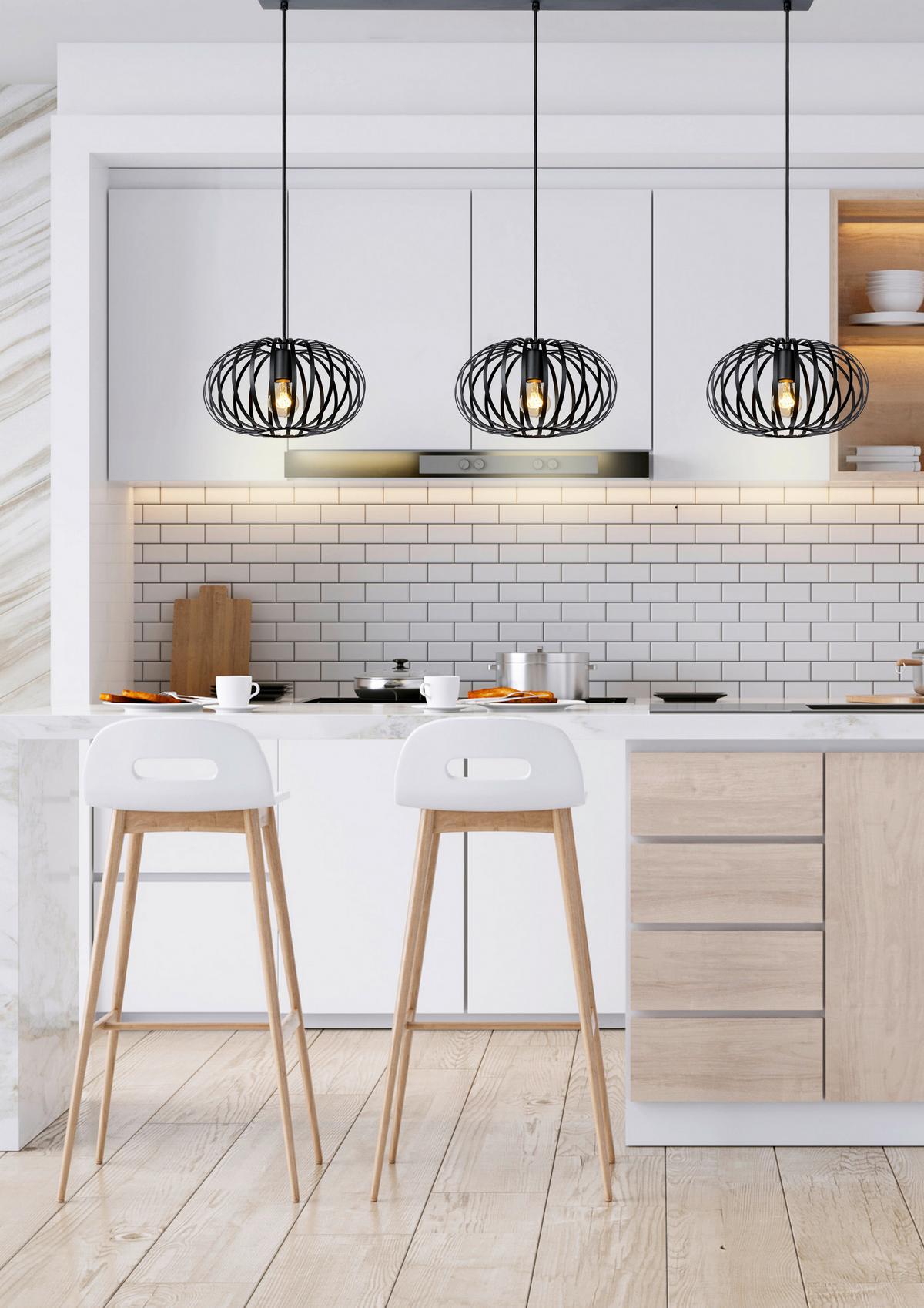 LAMPA WISZĄCA 78474/03/30 MANUELA - czarny, Basics (128/30/151cm) - Lucide