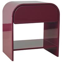 Noćni Ormarić Ruby - boja crnog vina, Moderno, pločasti materijal (40/45/30cm) - Modern Living