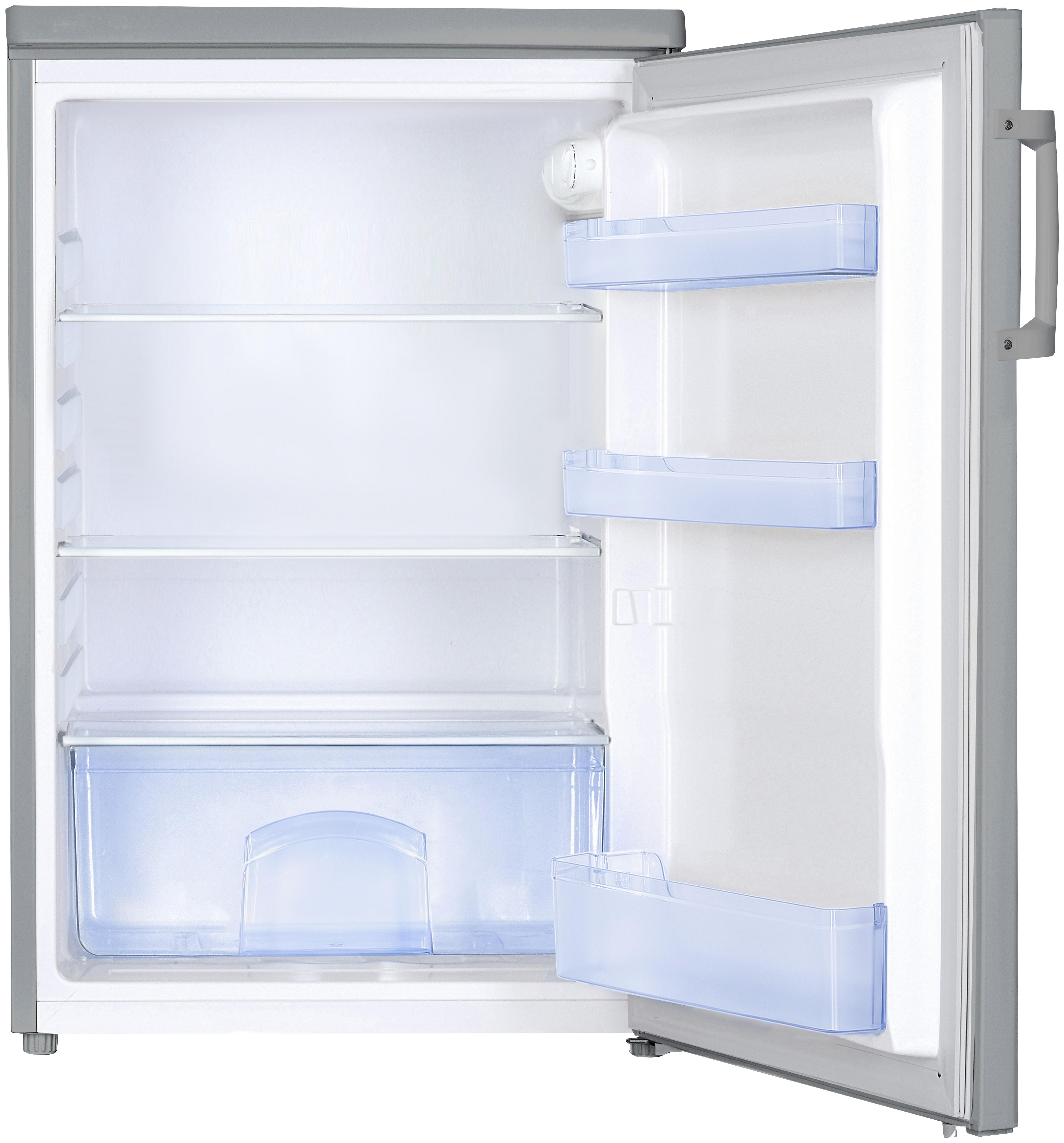 KÜHLSCHRANK NABO KT 1308 - Edelstahlfarben, KONVENTIONELL (55/85/58cm)