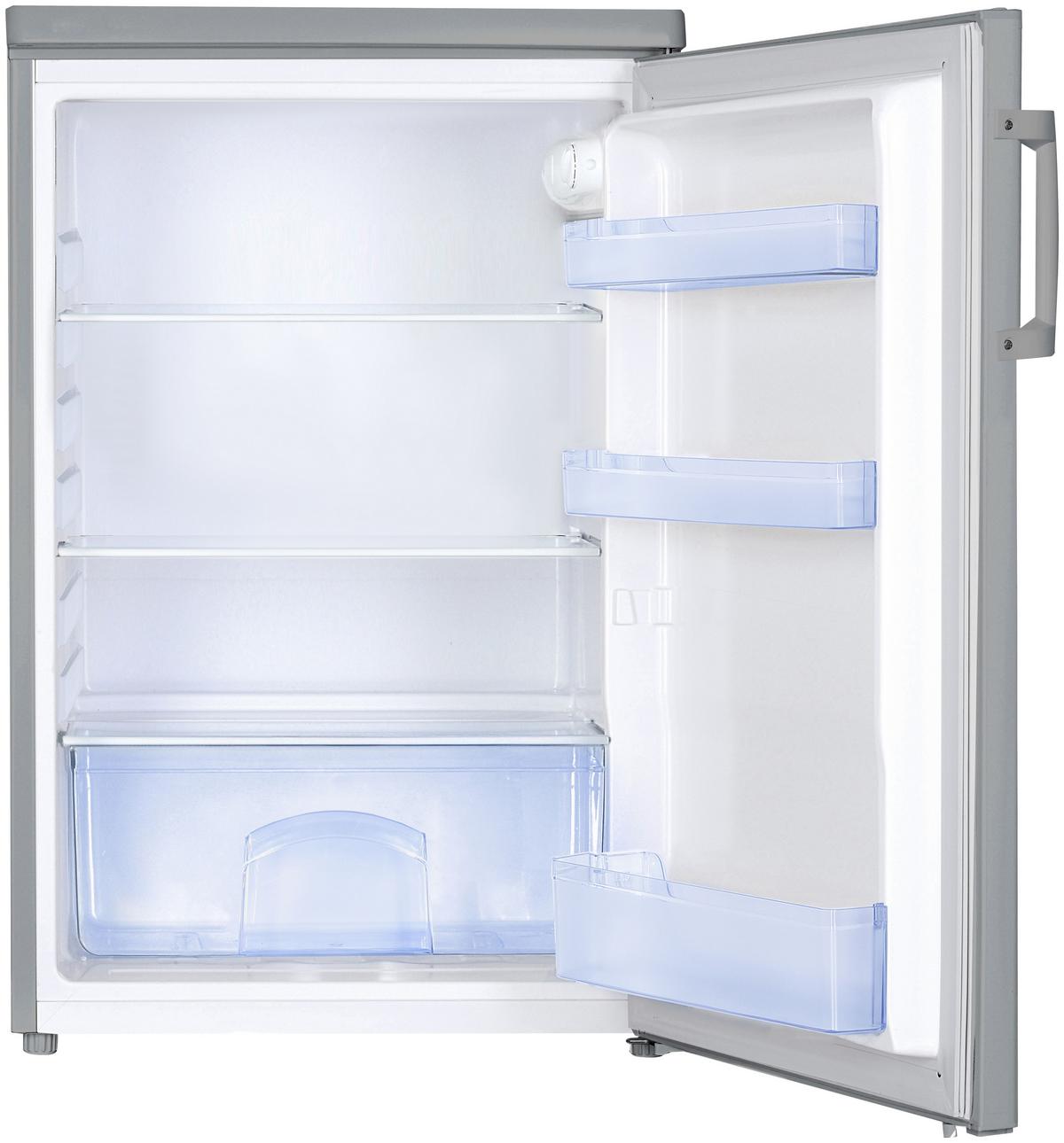 KÜHLSCHRANK NABO KT 1308 - Edelstahlfarben, KONVENTIONELL (55/85/58cm)