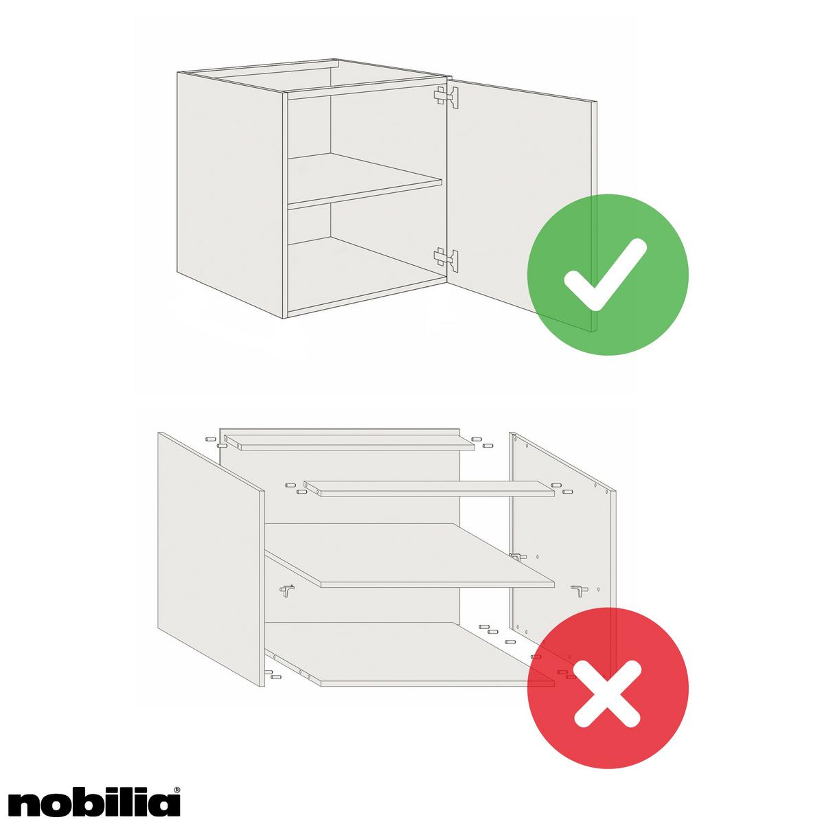 Küchenblock Casada High m. Geräten Schilfgrün - Schilfgrün/Eichefarben, MODERN, Holzwerkstoff/Metall (270cm) - Nobilia