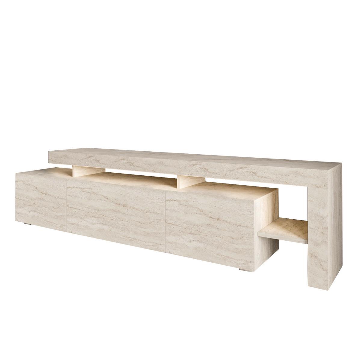 LOWBOARD BELIZ TV-SCHRANK - Beige, Design, Holzwerkstoff (192/53/37cm) - Livetastic