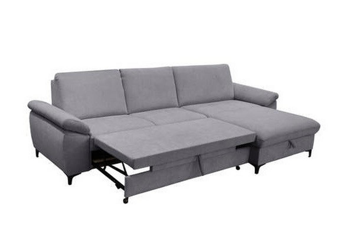 Sarokkanapé Baden - szürke, Design, faalapú anyag/textil (291/168cm) - Premium Living