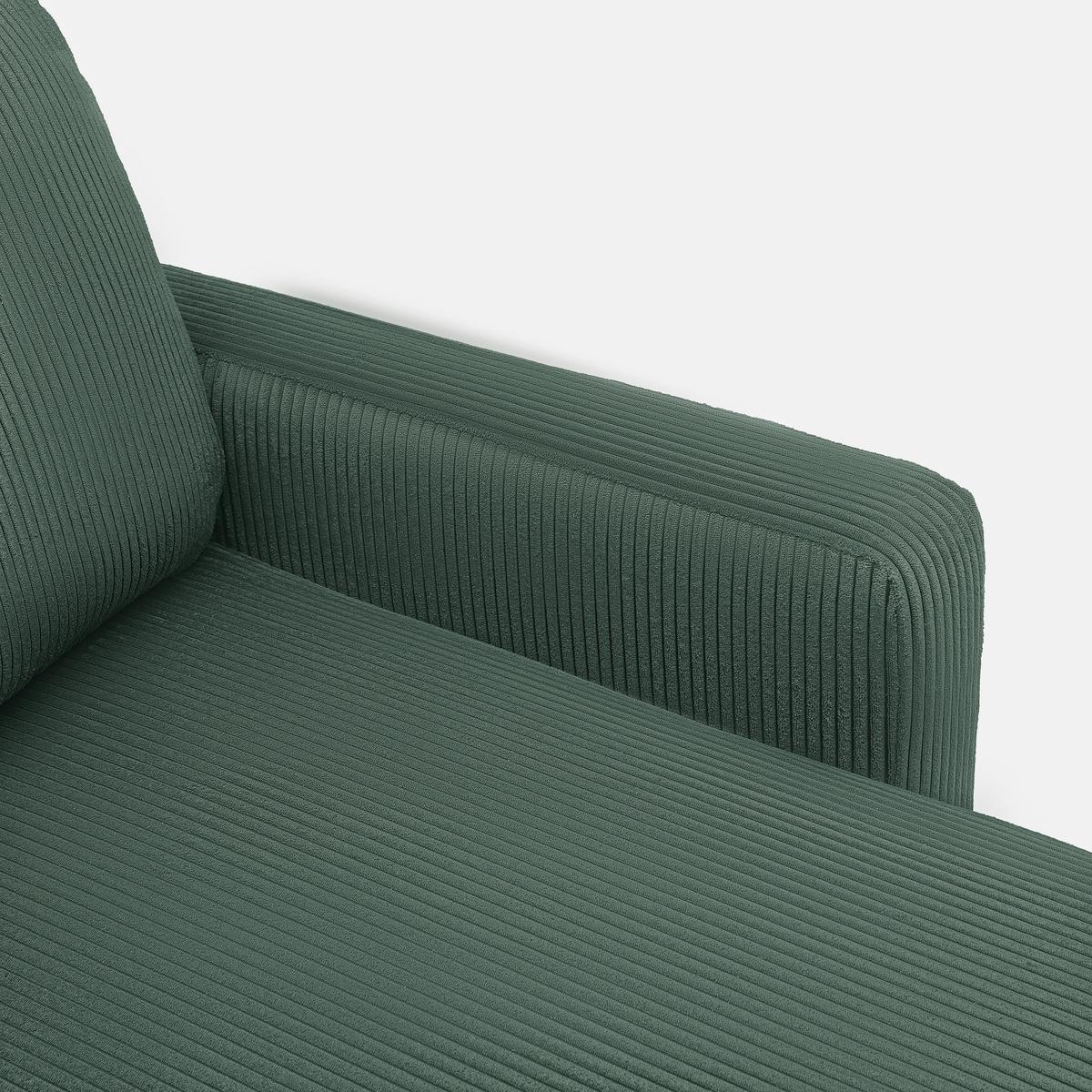 Ecksofa Dave Dunkelgrün - Dunkelgrün, MODERN, Textil (227/92/146cm) - Based