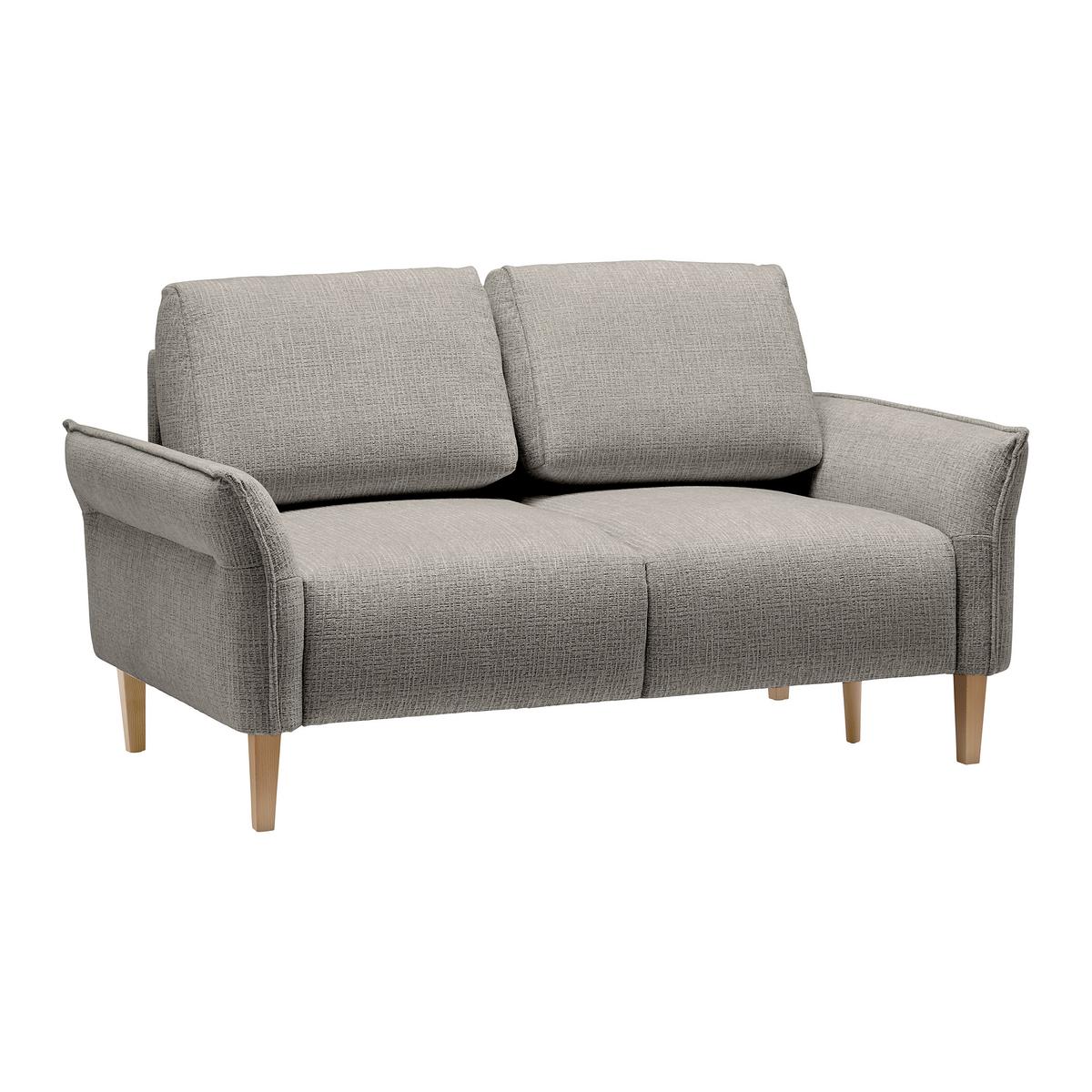 CANAPEA CU 2 LOCURI CUSTOM - gri închis/crem, Modern, textil (150/85/92cm) - Mömax