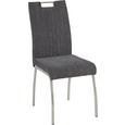 Stol Katja - siva/krom, Moderno, kovina/tekstil (43/98/59cm) - Modern Living Stol Katja - siva/krom, Moderno, kovina/tekstil (43/98/59cm) - Modern Living