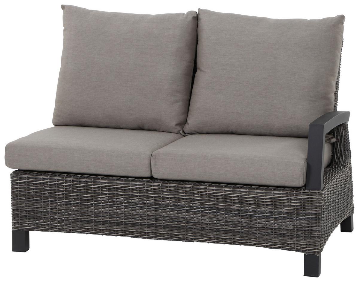 Loungegarnitur Corido 4-tlg. Grau - Grau, Basics, Keramik/Kunststoff (219/88/219cm) - Siena Garden