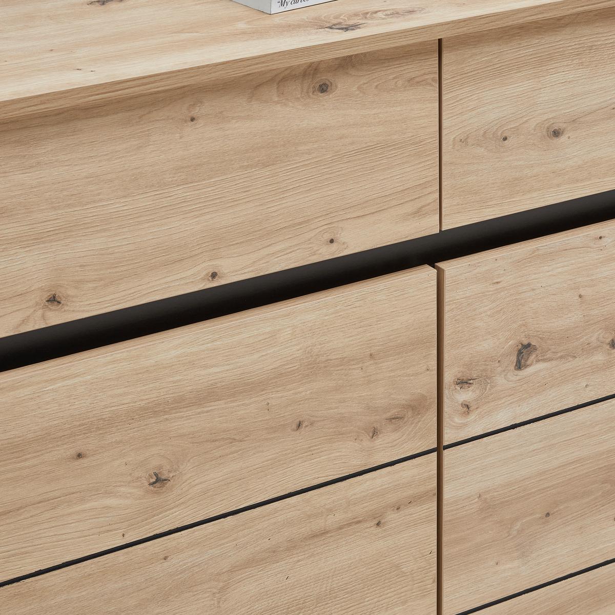 Kommode Arran Eiche Artisan - Eiche Artisan, Modern, Holzwerkstoff (106/90/40cm) - Mömax
