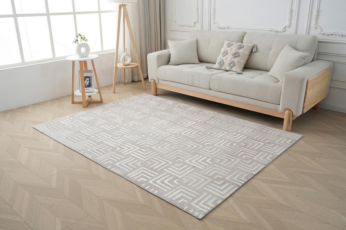 Flachwebeteppich Calma 325 Beige 200 X 290 Cm - Beige, Basics, Textil (200/290cm) - Kayoom