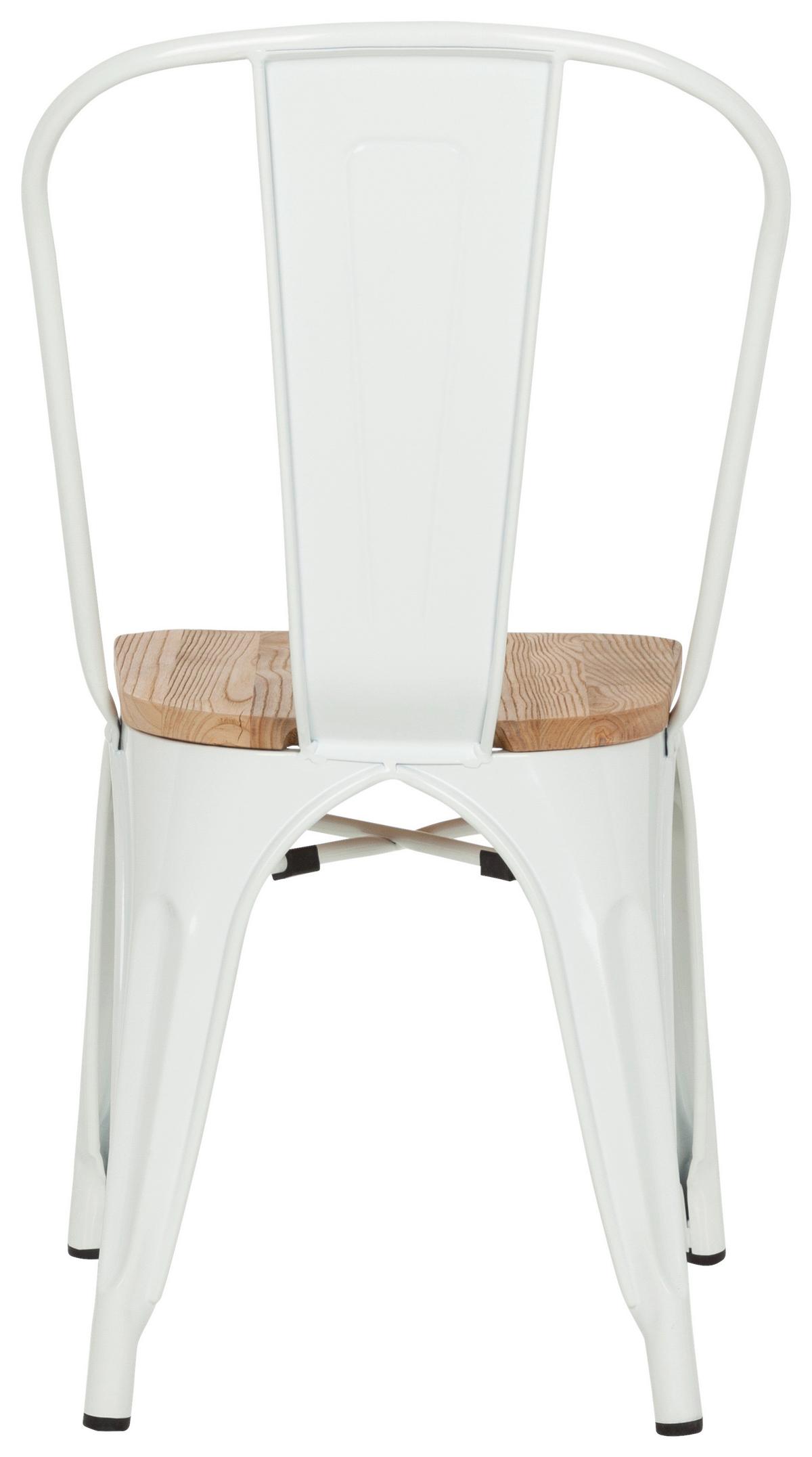 Stol Vantaggio Comfort W, Bela, Brest - bela/temno rjava, Basics, kovina/les (44/84/54cm) - MID.YOU