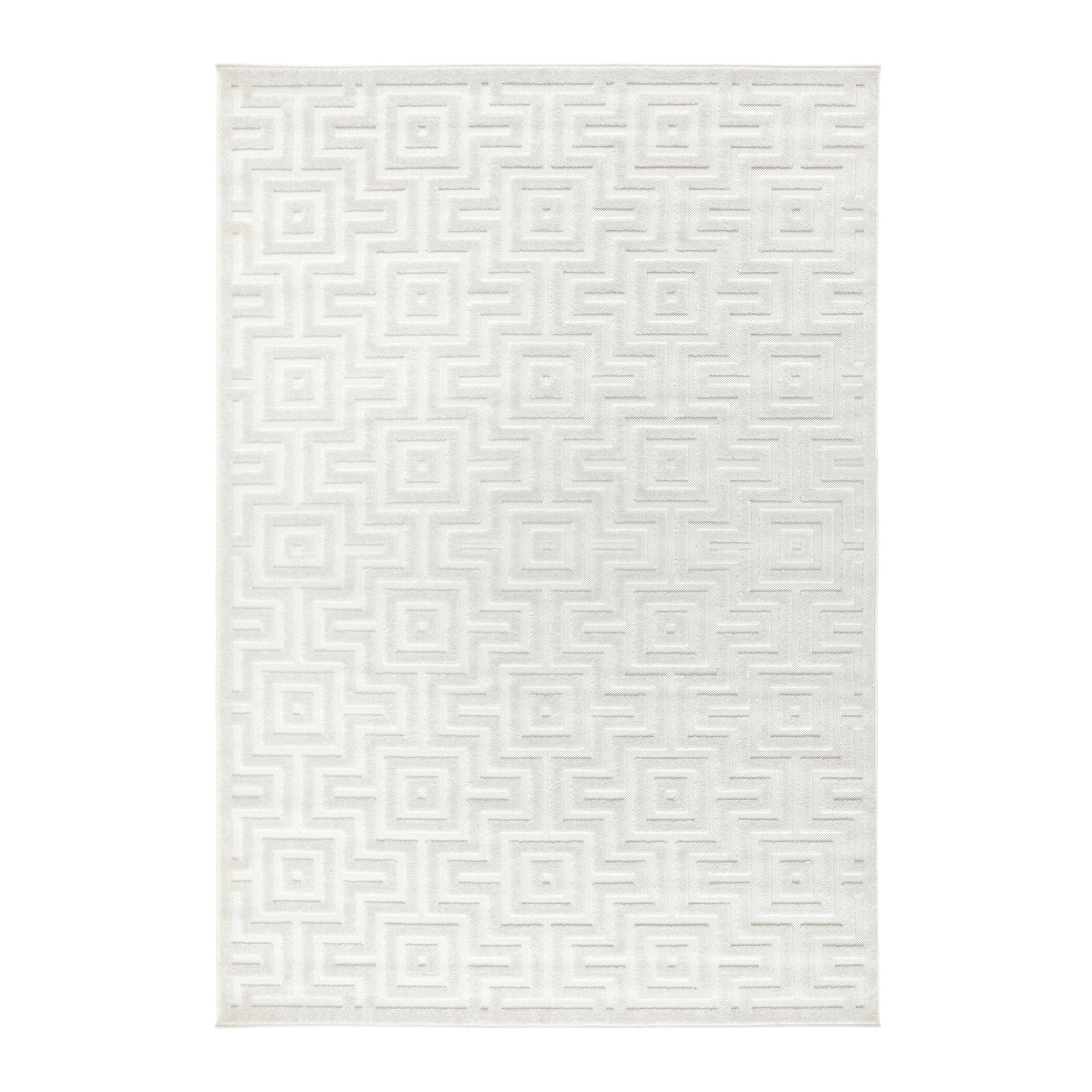 VÄVD MATTA SOLAR - beige, Modern, textil (120/170cm) - Modern Living