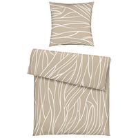 Bettwäsche Juliane XL Hellbraun ca. 155x220cm - Hellbraun, KONVENTIONELL, Textil (155/220cm) - Mömax