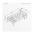 Kinder-/Juniorbett Nik 90x200 cm Buche/weiss - Design (90/200cm) Kinder-/Juniorbett Nik 90x200 cm Buche/weiss - Design (90/200cm)