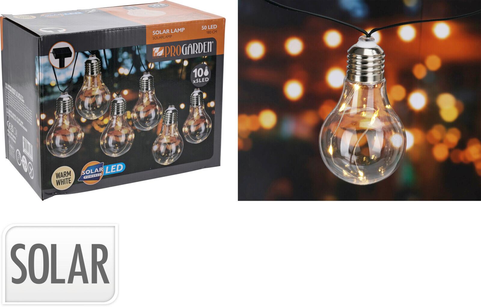 Szolár Fényfüzér Dx9300910 - műanyag (200cm)