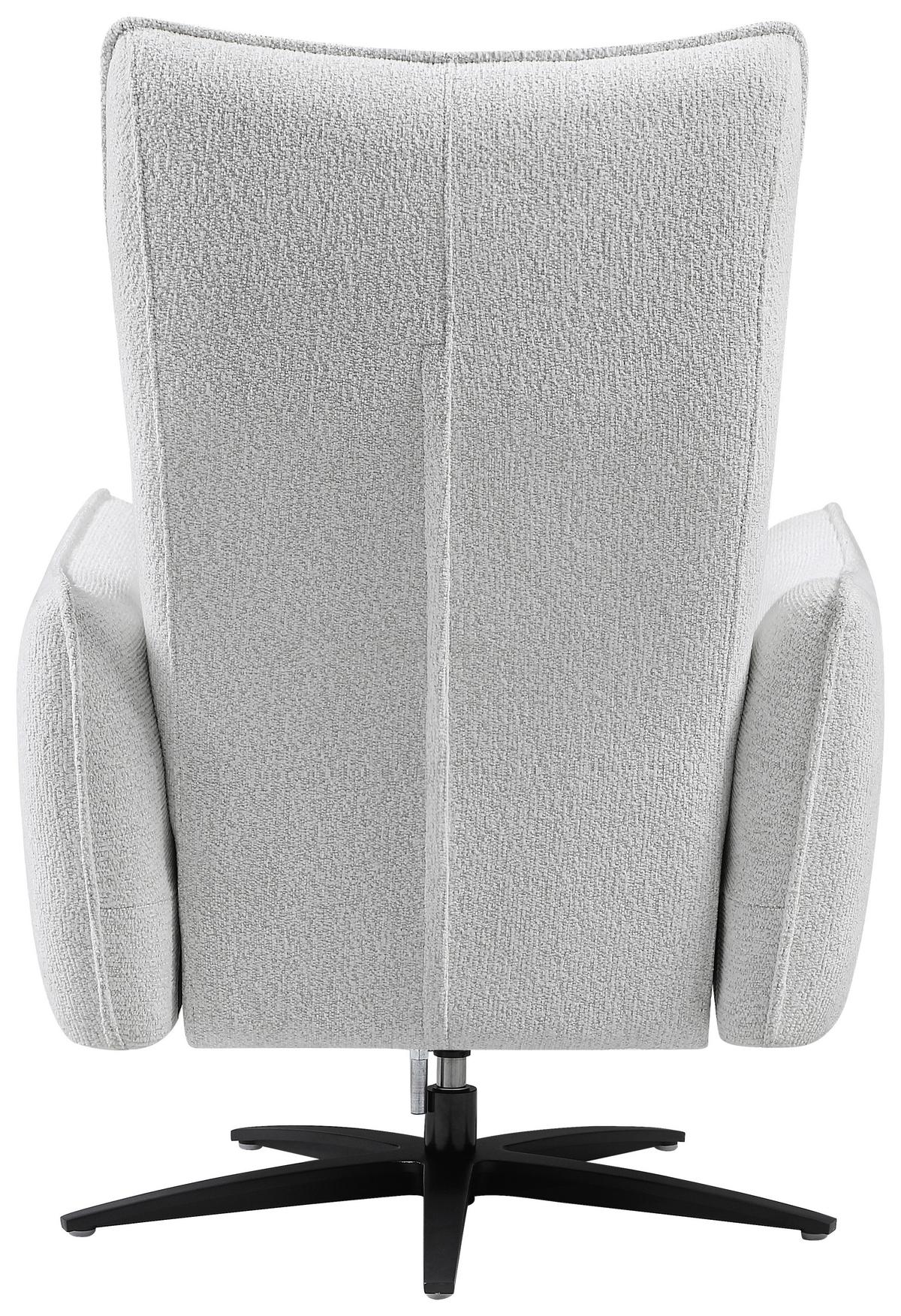 Relaxsessel Bologna Naturfarben - Schwarz/Naturfarben, MODERN, Holz/Textil (80/111/85cm) - Mömax