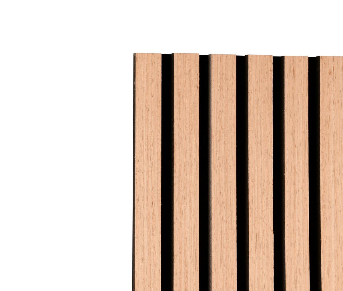 PANEL DO PRZEDPOKOJU GABI - czarny/dąb artisan, Modern, materiał drewnopochodny/tkanina (25/160/7cm) - Xora