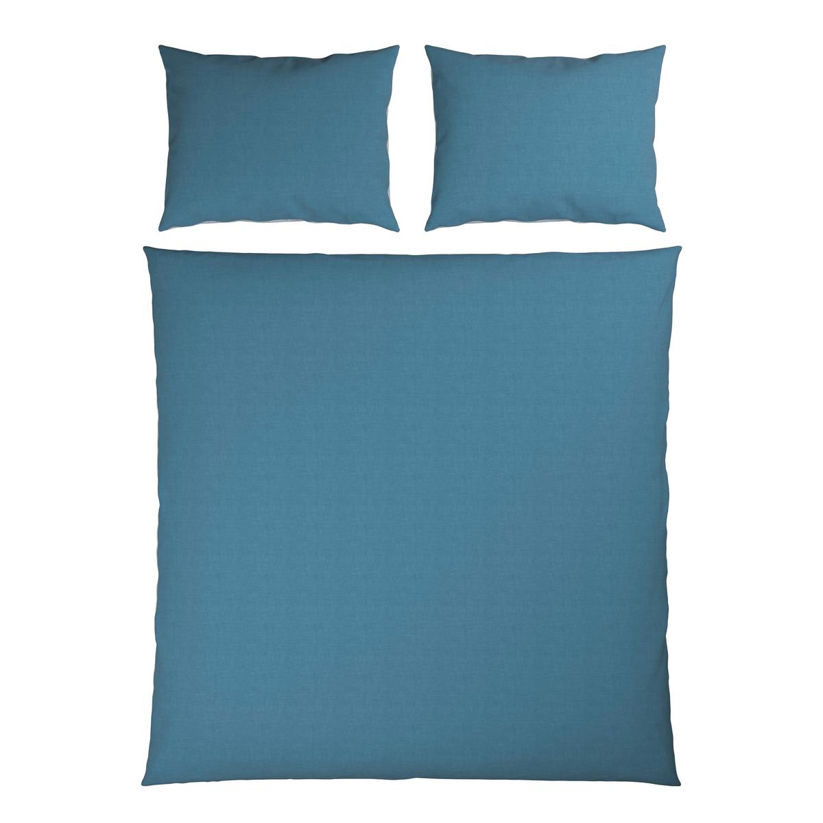 Posteljnina Chambray Stripes Xxl - modra/bela, Moderno, tekstil (200/200cm) - Mömax