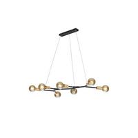 Hängeleuchte Pendel Cross in Schwarz/Bronze max. 28 Watt - Schwarz/Bronzefarben, LIFESTYLE, Metall (91/45/150cm) - Trio Leuchten