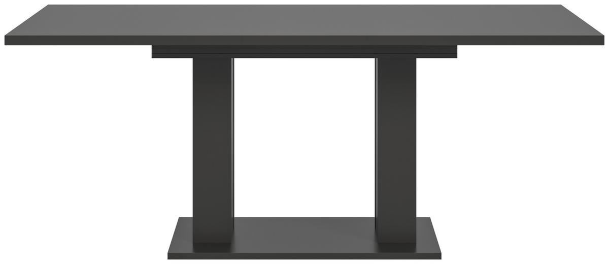 Ausziehtisch Marlon ca. 150x190 cm Grau/Eiche - Grau, KONVENTIONELL, Holzwerkstoff (150-190/90/76cm)