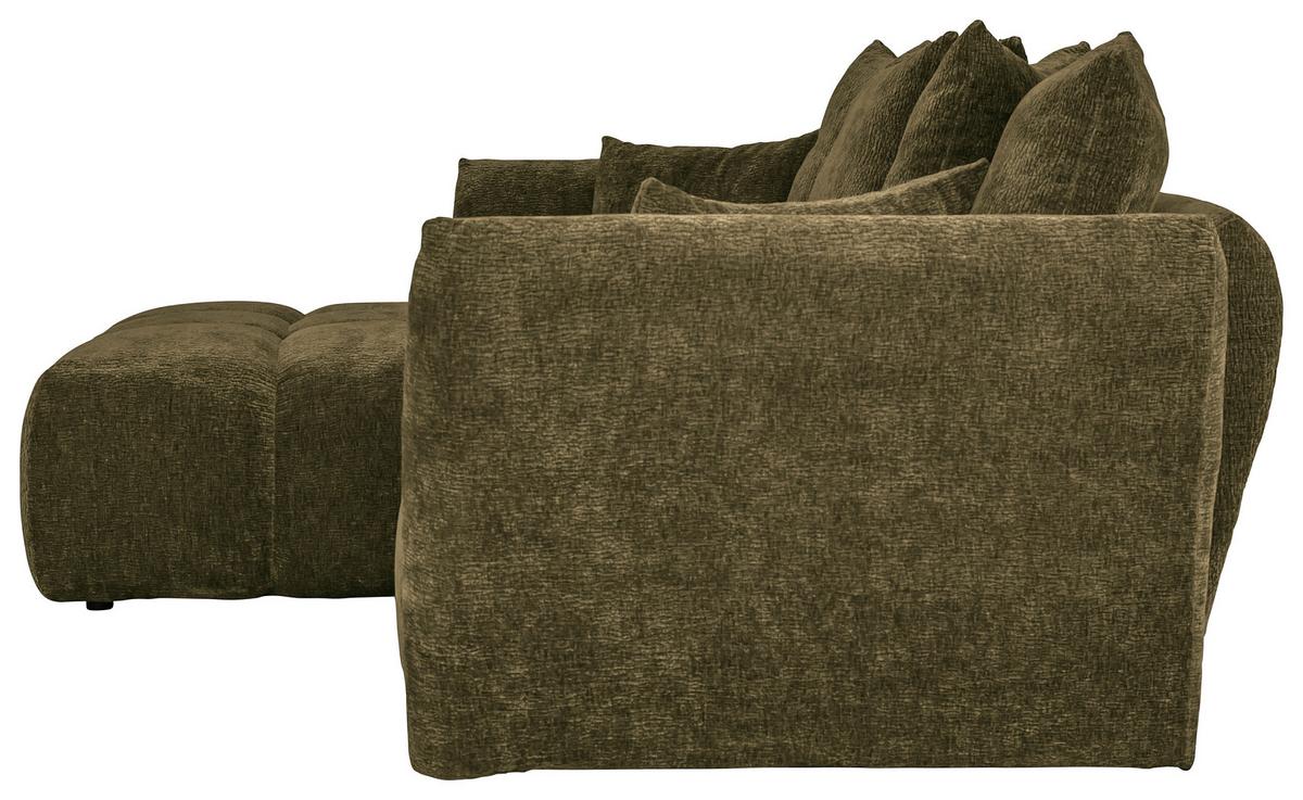 Canapea modulara CAMMELLIO - măsliniu, Modern, textil (296/75-95/189cm) - Mömax