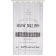 Duschvorhang Rainy Dreams Grau/Weiß - Grau, Textil (180/200cm) - Mömax modern living