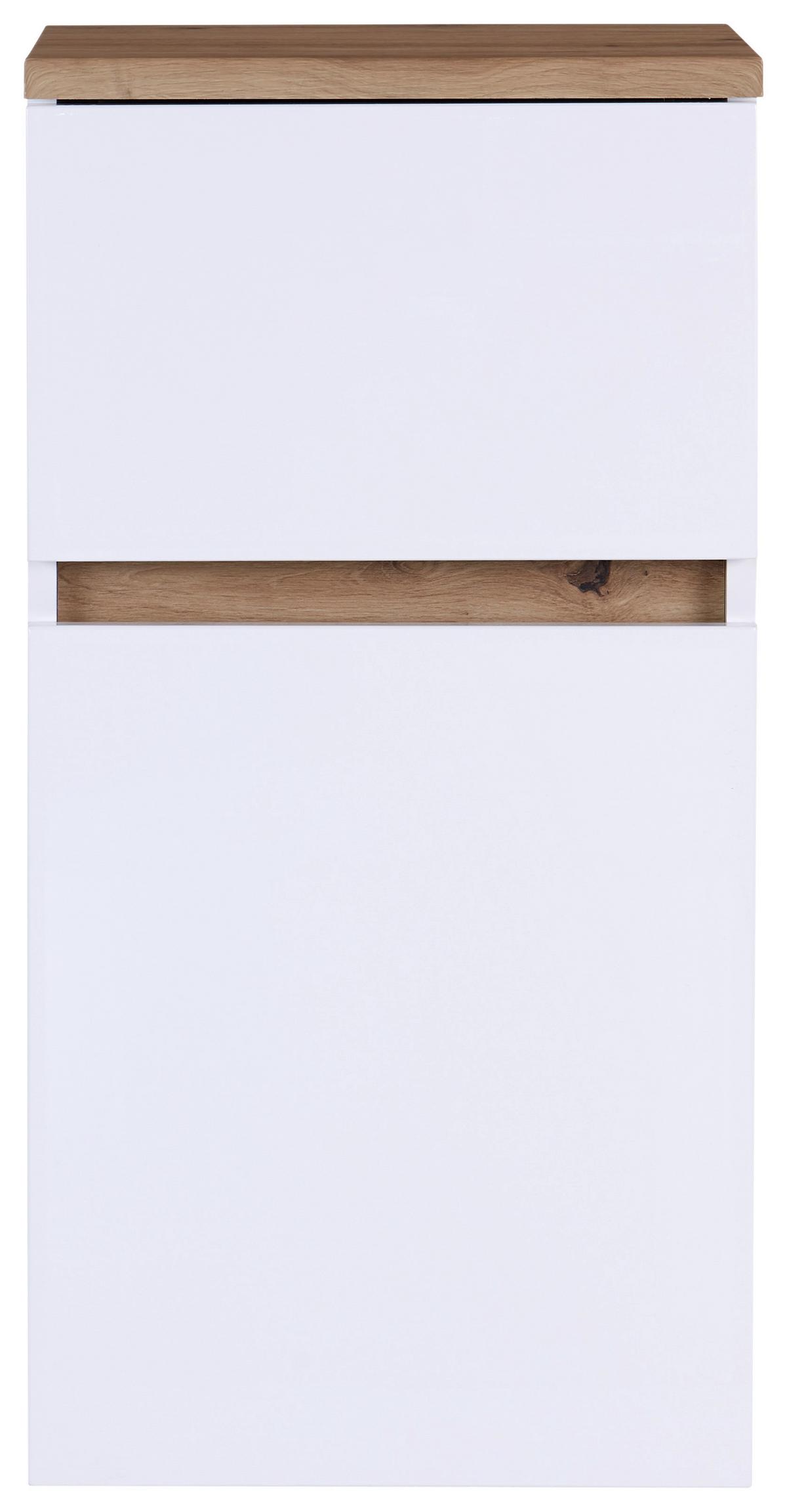 Donji Element Marbella - bijela, Moderno, drvni materijal (40/81/35cm) - Premium Living
