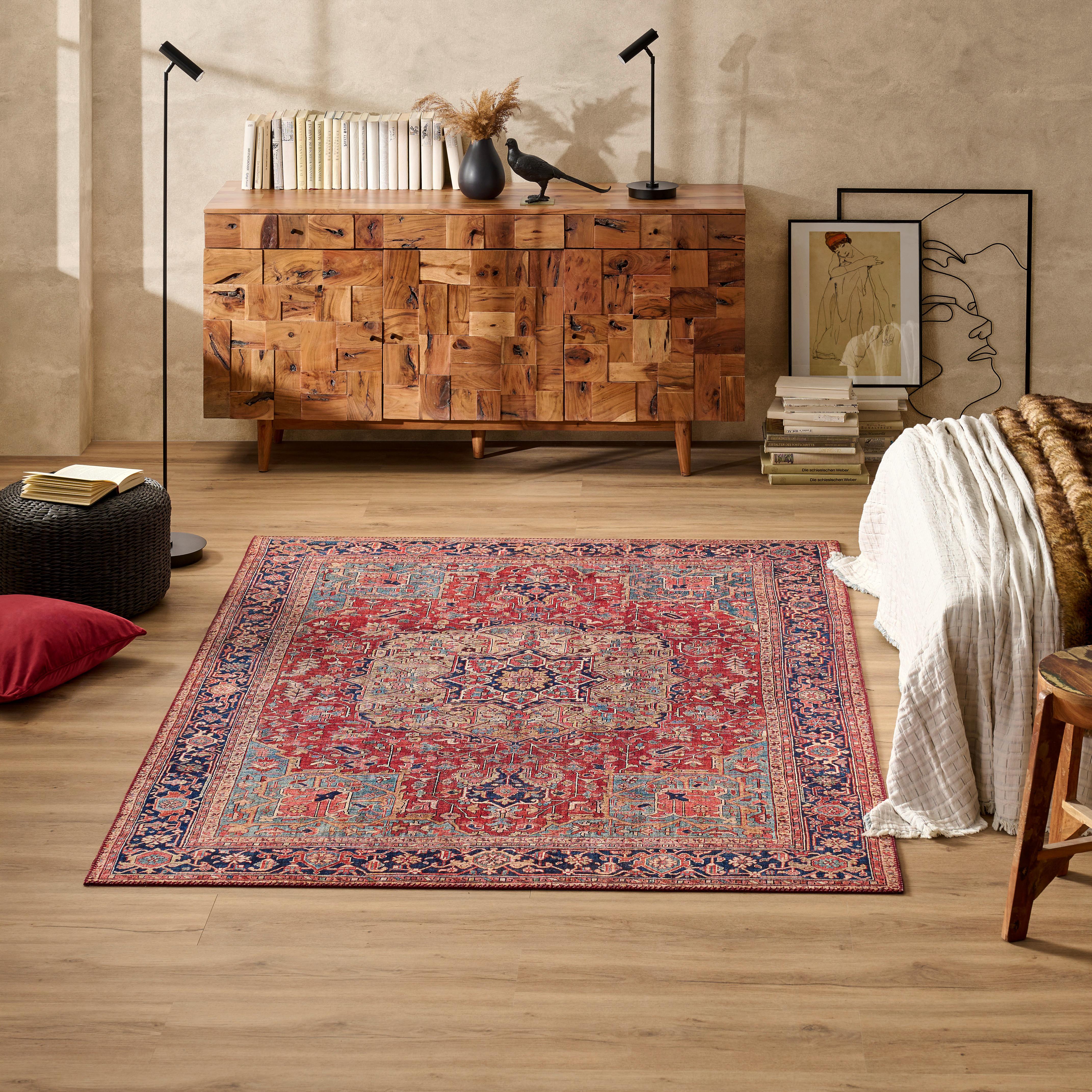 DYWAN VINTAGE CLASSICO - czerwony, Lifestyle, tkanina (190/280cm) - Boxxx