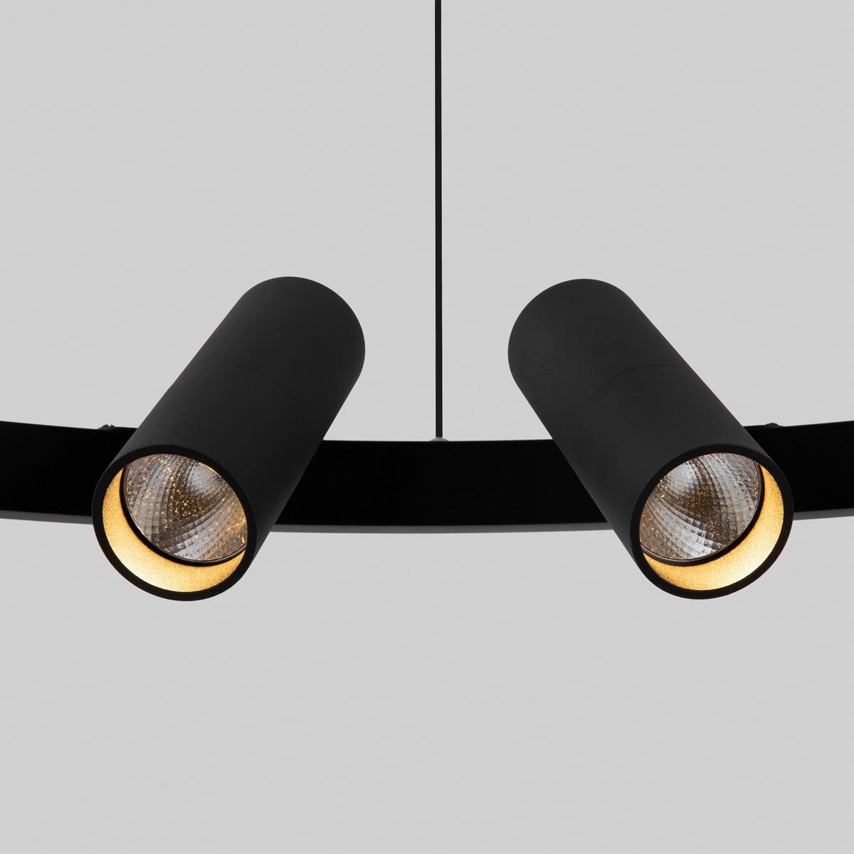 Pendelleuchte Satellite Schwarz max. 42 Watt - Schwarz, Trend, Metall (90/90/120cm) - MAYTONI