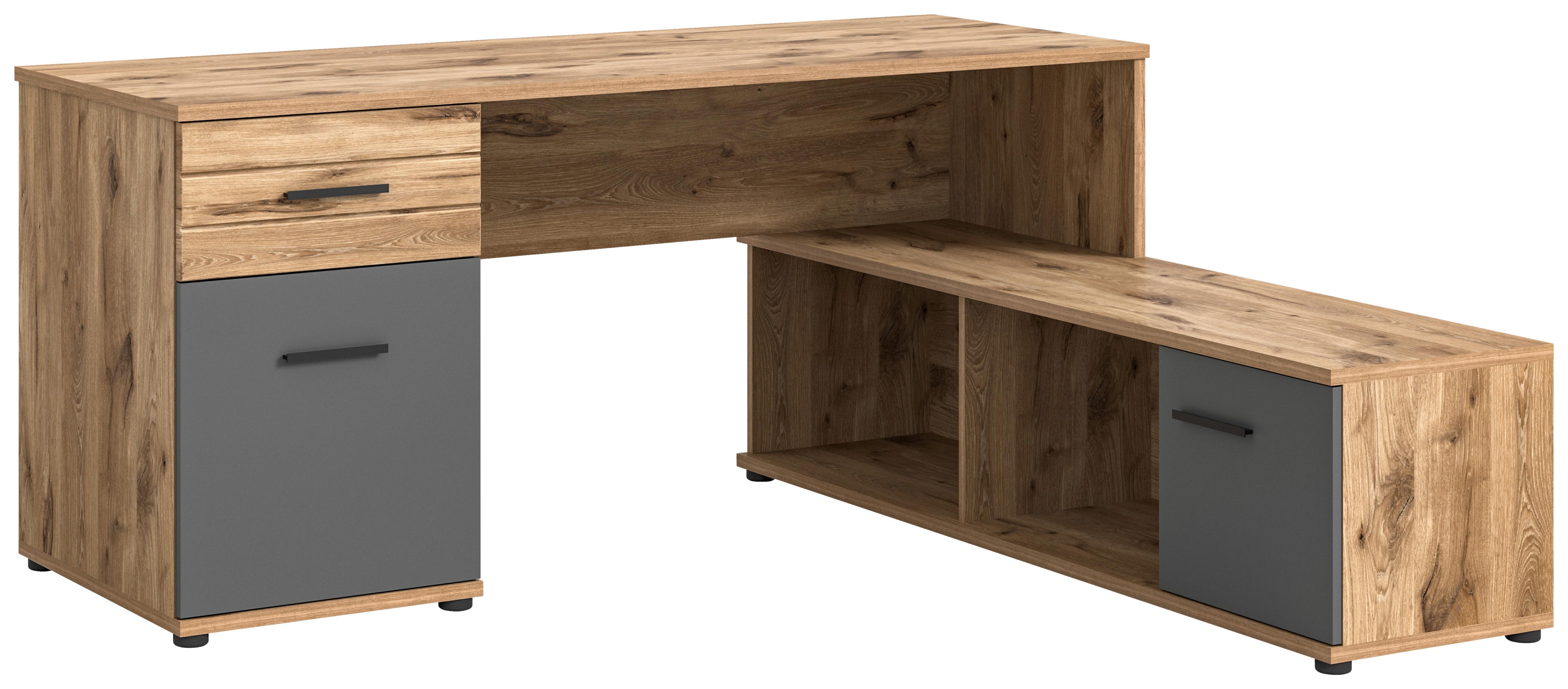 Radni Stol Mason - drvni materijal/plastika (170/151/76cm) - Modern Living