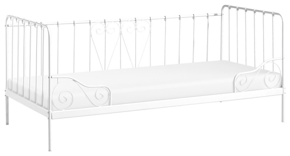 Metallbett Alice Weiß - Weiß, MODERN, Holz/Metall (90/200cm) - Vipack