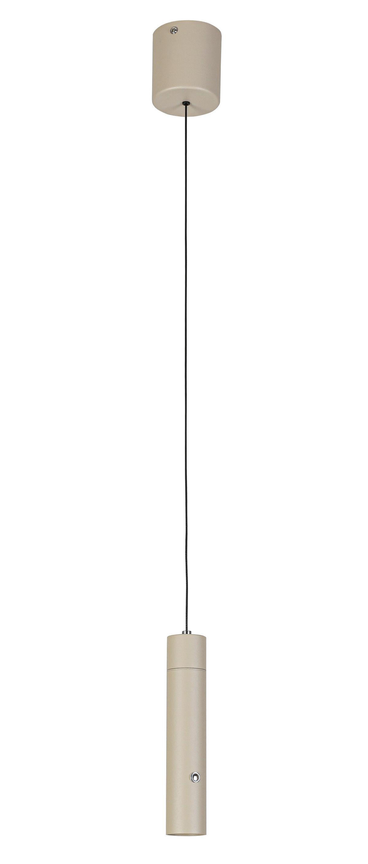 Viseča Svetilka Suso - peščene barve, Moderno, kovina/umetna masa (3,8/3,8/150cm) - Mömax