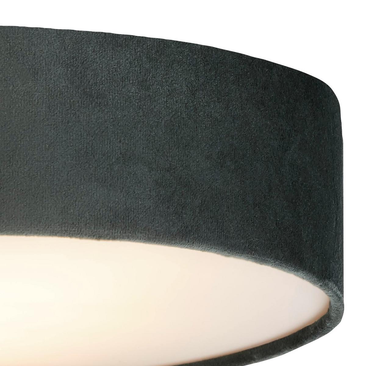 Mennyezeti Lámpa Drum 23298-3gy - szürke, Basics, textil/fém (50/50/10cm)