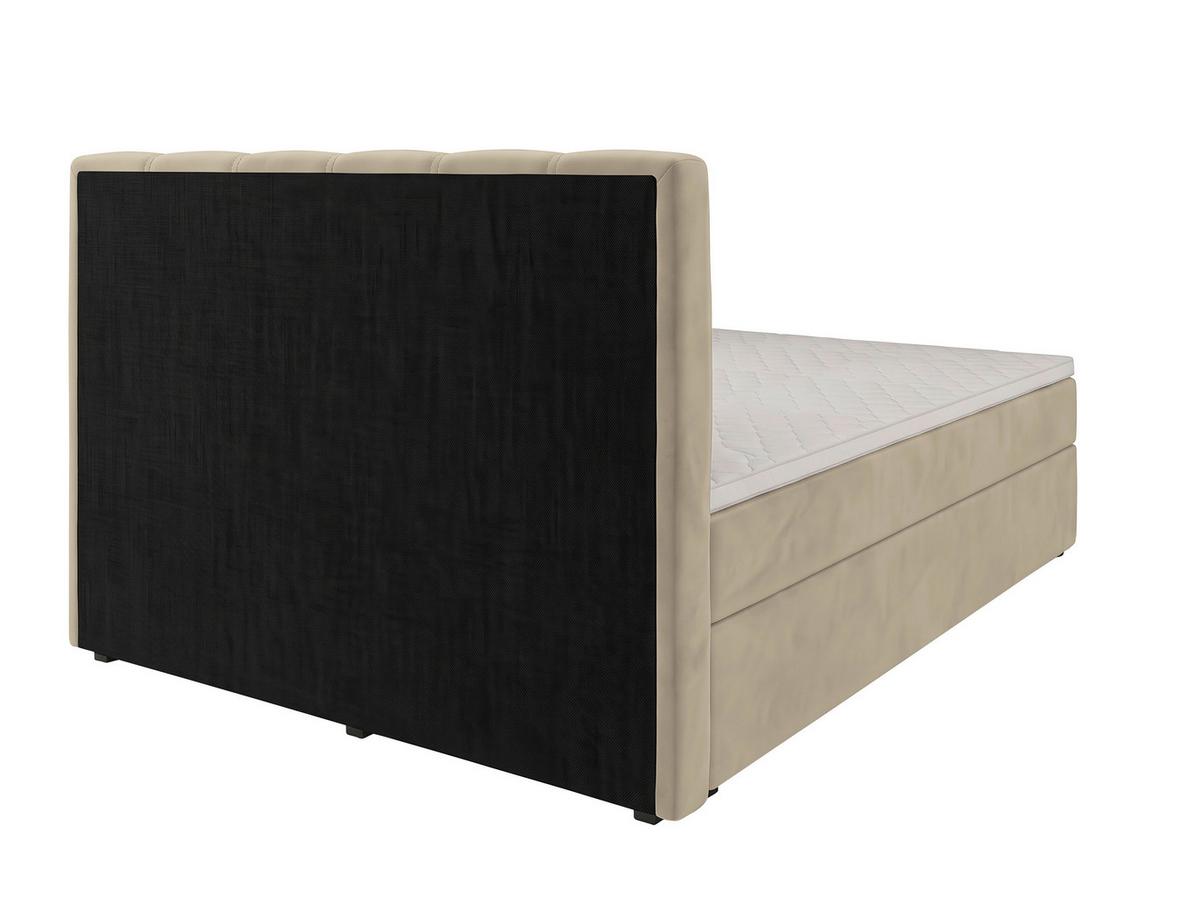Boxbett Dana -Based- - Beige/Schwarz, Kunststoff/Textil (140/200cm) - Based