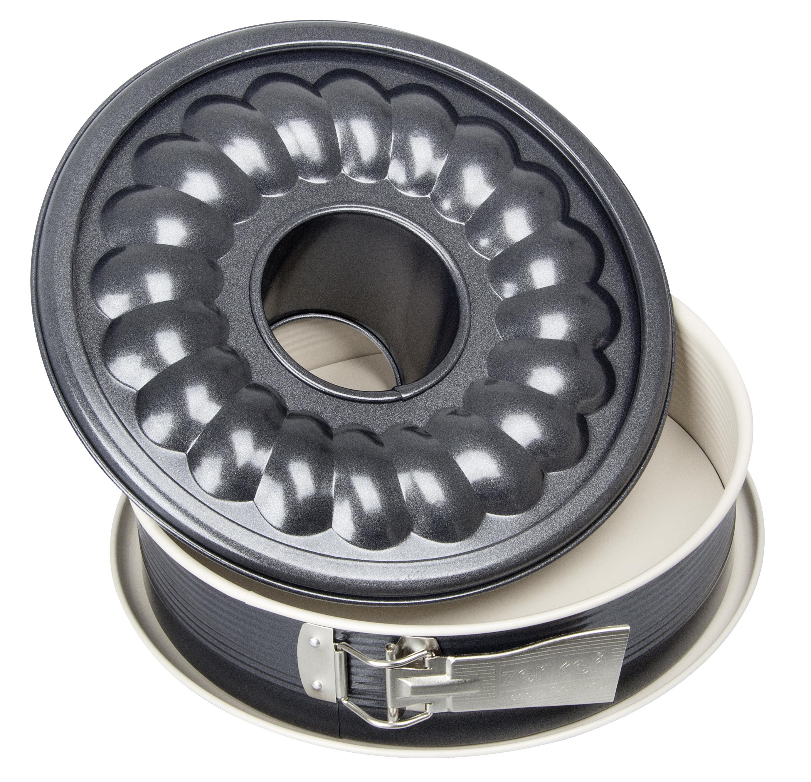 Springform Zenker in Anthrazit/Creme Ø ca. 26cm - Anthrazit/Creme, Metall (26/7cm) - Zenker