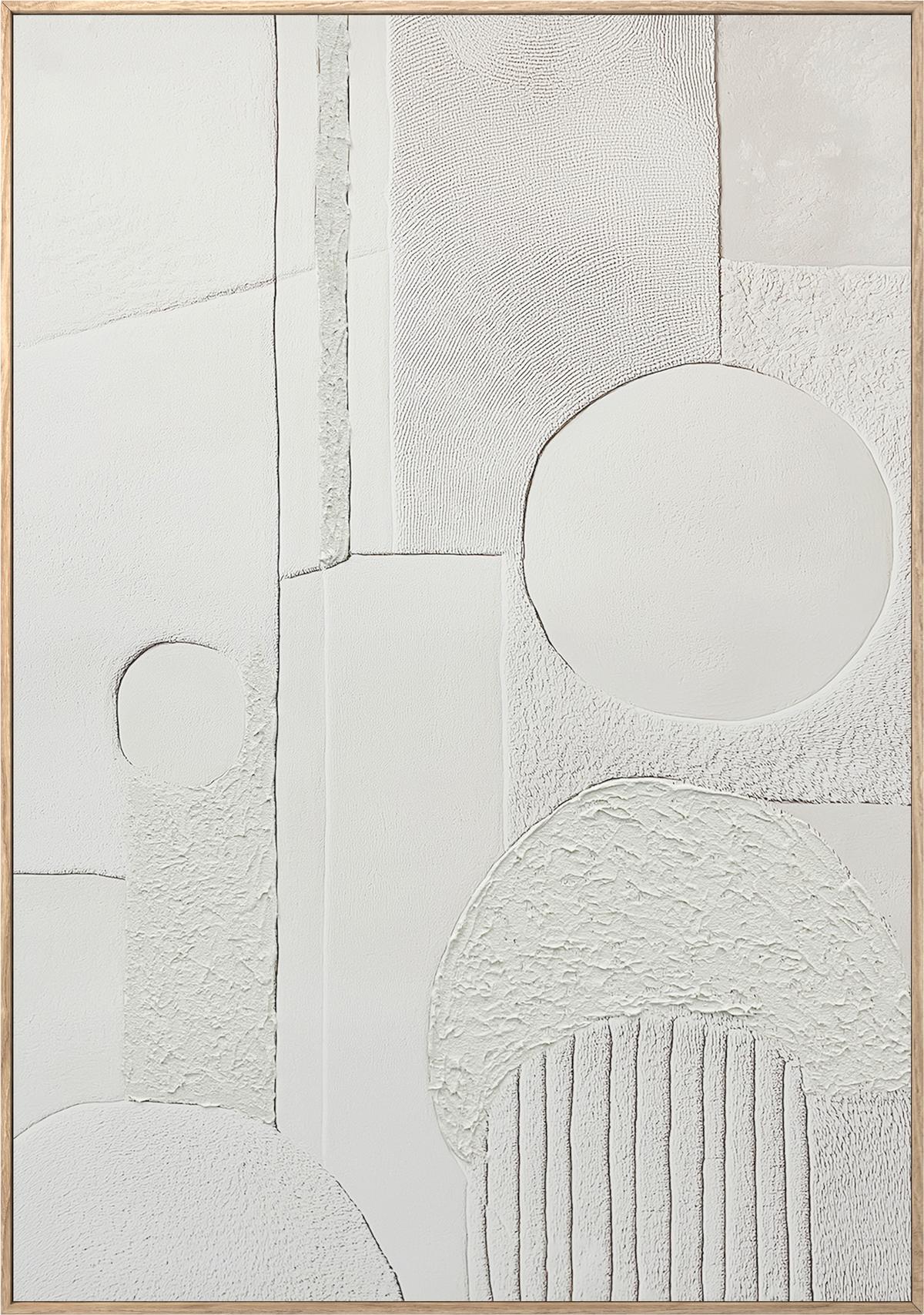 Leinwandbild CA Beige - Beige, Basics, Holz/Textil (70/100cm)