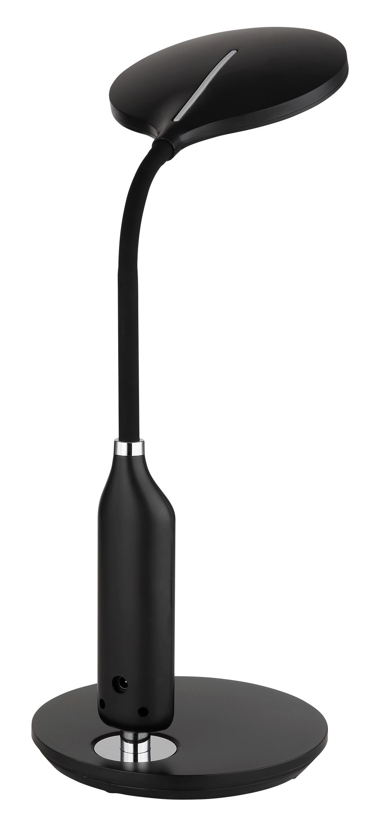 Svjetiljka Stolna Fruggy - crna, Trend, plastika (30/18,5/40,7cm) - Globo