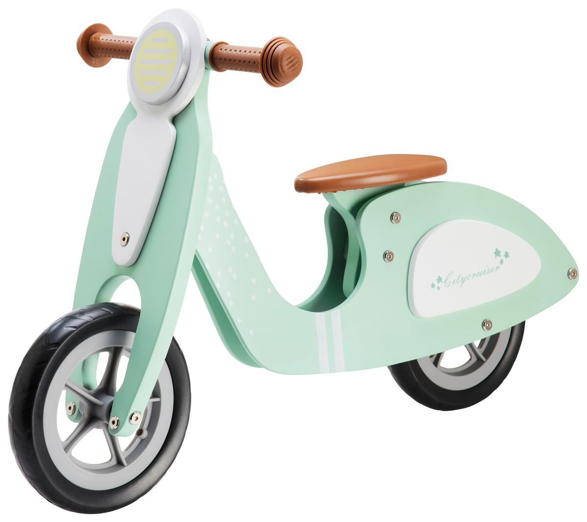 Bicikl Guralica Vespa - boje mente, Natur, drvo (76/34/48cm) - Based
