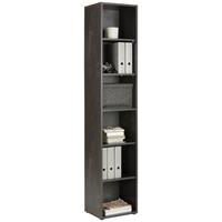 Regal in Schwarz - Schwarz, MODERN, Holzwerkstoff/Kunststoff (41/215/36cm) - Mömax