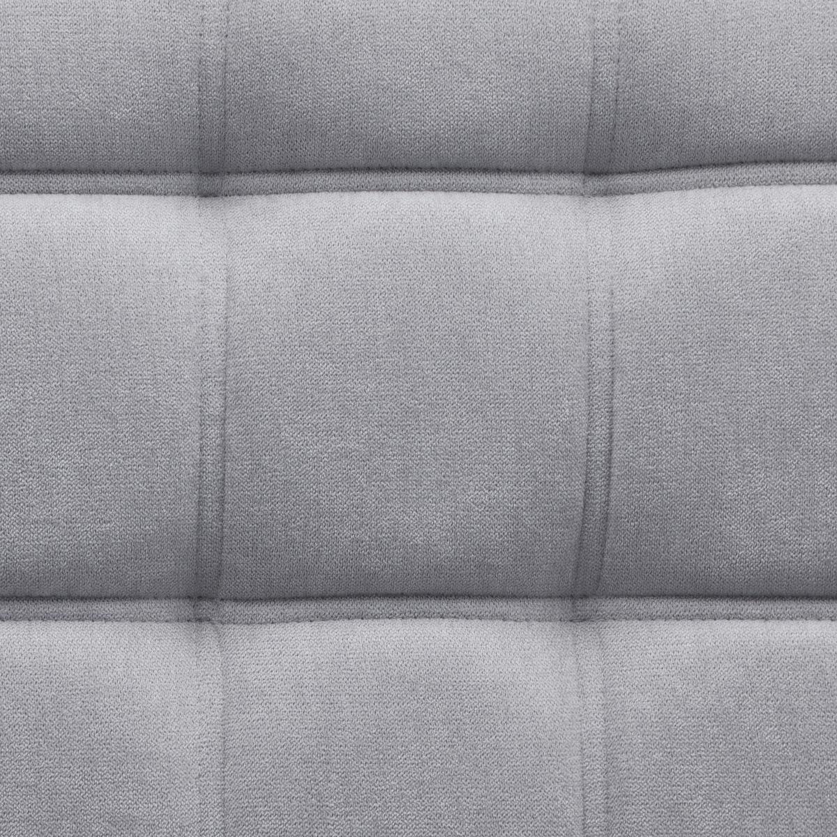 Kétüléses Kanapé Monique - világosszürke, Modern, textil/fa (127/76/74,5cm) - Bessagi Home