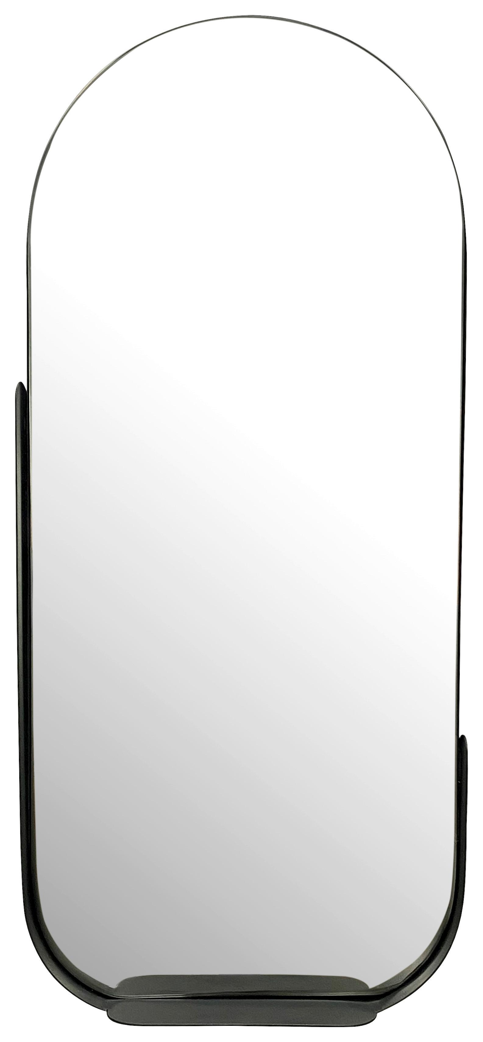 WANDSPIEGEL WL7.305 - Schwarz, Design, Glas/Metall (51/114/8cm) - MID.YOU