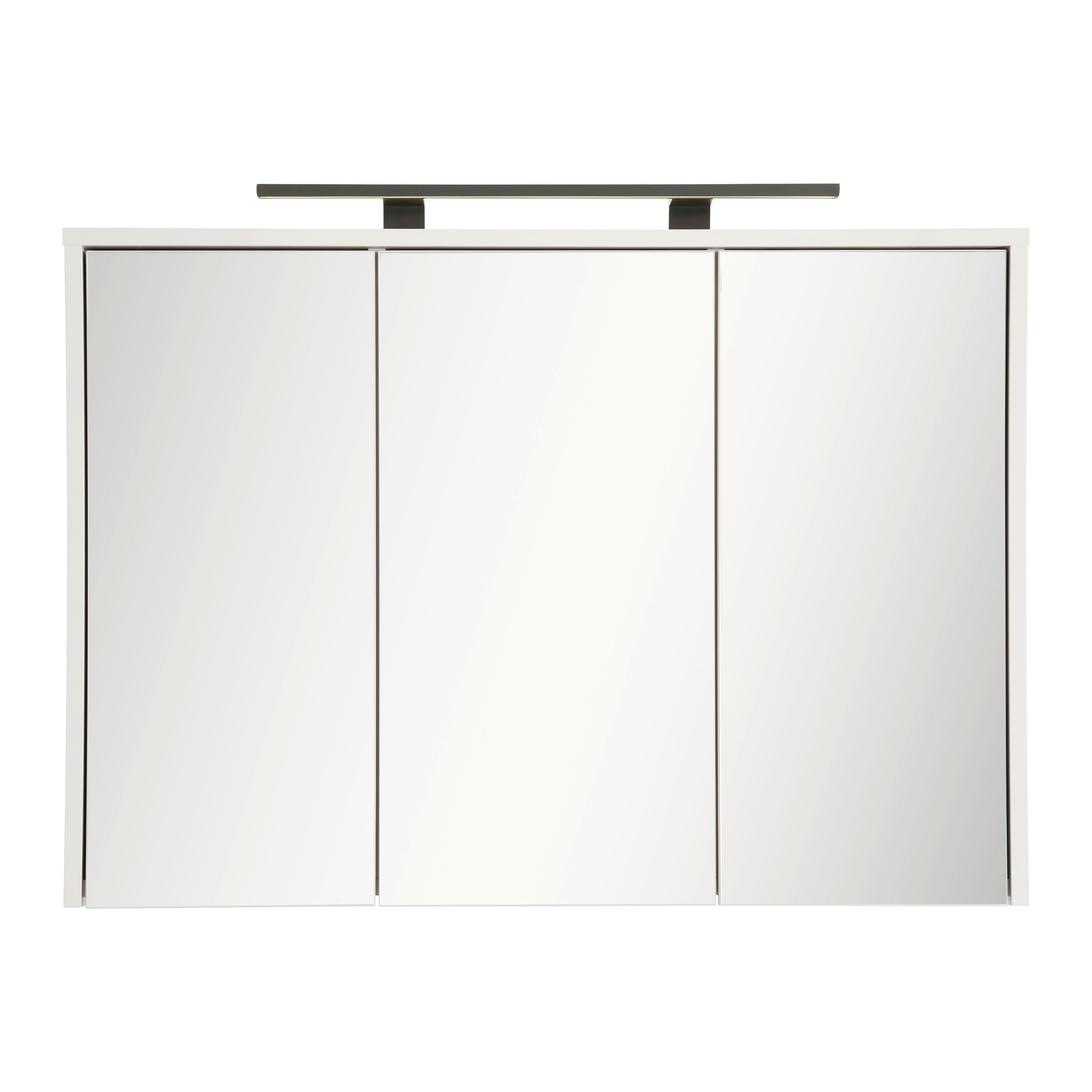 SPEGELSKÅP SOPHIA -EXKLUSIV- - kashmir, Modern, trämaterial/glas (100/74/17cm) - Mömax