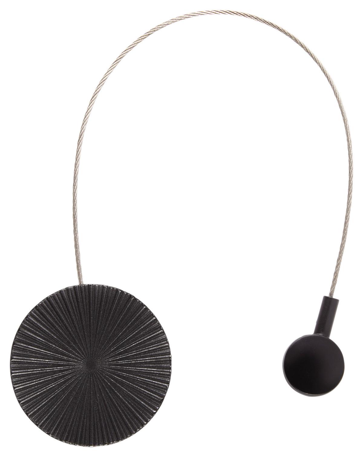Kopča Za Zavjese Rocco - antracit, Romantično / ladanjski, metal (4cm) - Modern Living