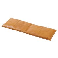 Bankauflage Lederkissen - Braun, Design, Leder (104/3/35cm) - MID.YOU